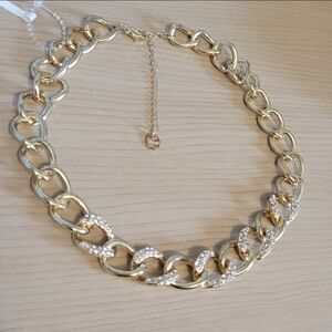 Nwt Gold Chain Choker Necklace